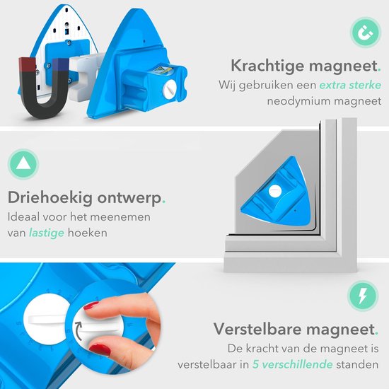 CLEANLY Lèche-vitre magnétique 4-24mm - Nettoyeur de vitre et essuie-vitre magnétique - Double vitrage