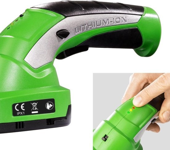 Taille-haie TecTake - avec manche télescopique et 2 accessoires - 401542