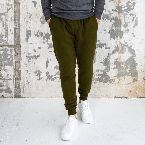 Cappuccino Italia - Pantalon de sport pour homme - Pantalon de jogging - Vert - Taille XXL