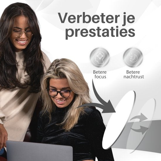LC Eyewear Lunettes d'ordinateur - Lunettes à lumière bleue - Lunettes d'affichage - Métal - Unisexe - Argent
