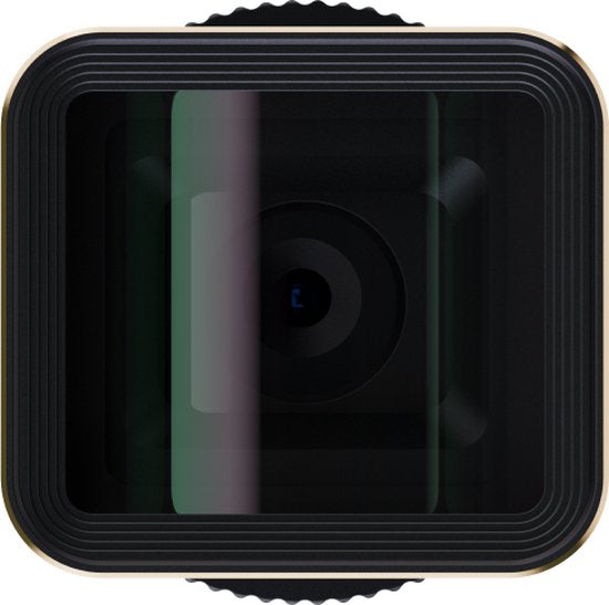 Shiftcam LensUltra 1.55x Anamorphic - Vidéo cinématique ultra large - Flare anamorphique distinctif - Optique en fluorite pour la clarté de l'image et la précision des couleurs - Noir