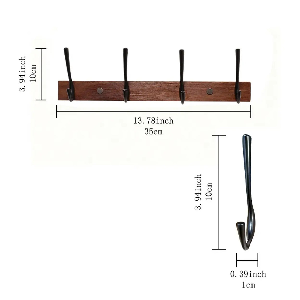 Ju7cer : étagère murale de rangement pour cuisine et salle de bains - 43 cm