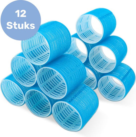 bigoudis 12 pièces - 8 pinces à cheveux incluses - grand - bigoudis - boucles sans chaleur - bigoudis adhésifs - bigoudis - bigoudis - autocollants - boucles sans chaleur