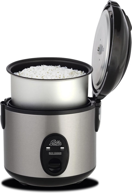 Solis Compact Rice Cooker 821 Cuiseur de riz - Cuiseur de riz - 4 Portions - Silver