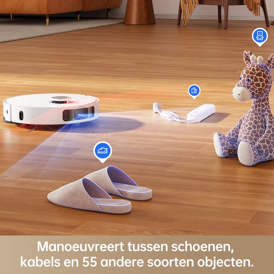 Dreame L10s Pro Ultra Heat - Robot aspirateur avec fonction de lavage à l'eau chaude - Détection et évitement d'obstacles