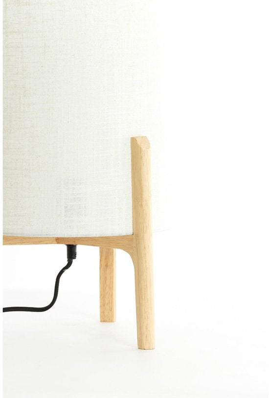 Lampe de table Light & Living marron - Bois - Ø 28 x 44 cm - E27