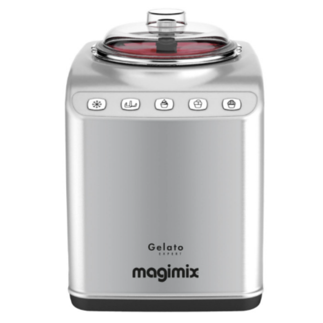 Magimix - Machine à glace auto-congelante - Sorbet/Glace/Grantité - 3 programmes automatiques - 2L - Argent