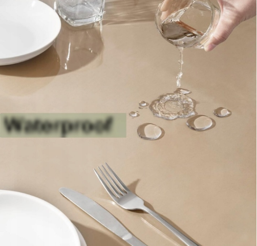 Film protecteur de table WOLTU - PVC transparent 1 mm - 80 x 140 cm - Imperméable et lavable
