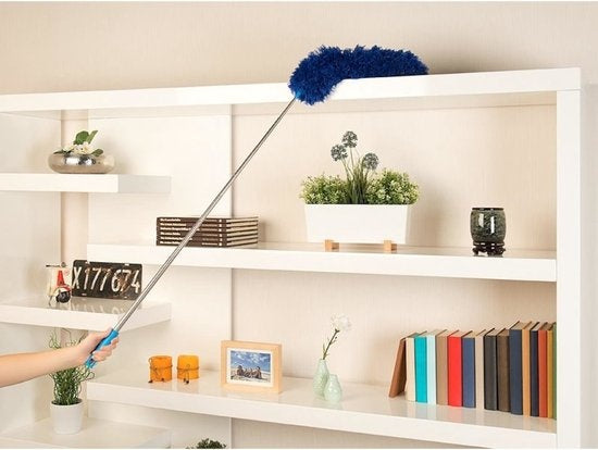 Lifetime Clean Pelle à poussière télescopique - Pelle à poussière avec manche télescopique - Extensible de 80-280CM - Pelle à poussière - Plastique