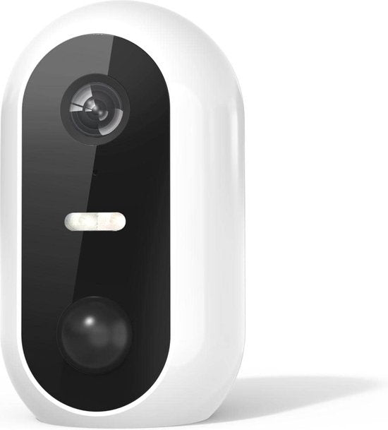 Denver Security Camera Wireless Outdoor - Caméra avec vision nocturne - Tuya App - WiFi - Full HD - 1080P - Détection de mouvement - Facile à installer - IOB209 - Blanc