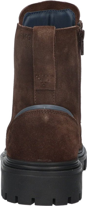 Bottes McGregor pour homme - Marron - Bottes de vétéran - Daim - Lacets - Taille 43