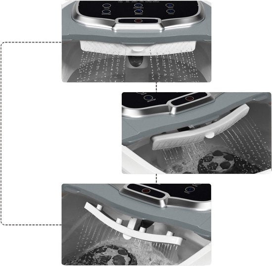 Coast appareil de massage des pieds bain de pieds appareil de massage spa bain de pieds shiatsu massage des pieds gris