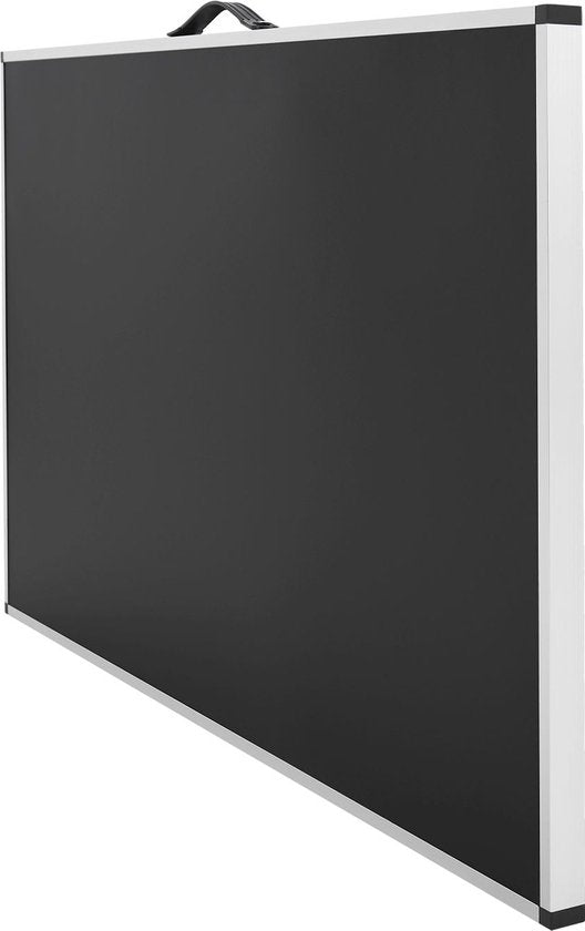 Table pliante en aluminium 3 pièces / Table pliante / Table de camping - Multifonctionnelle - Noir