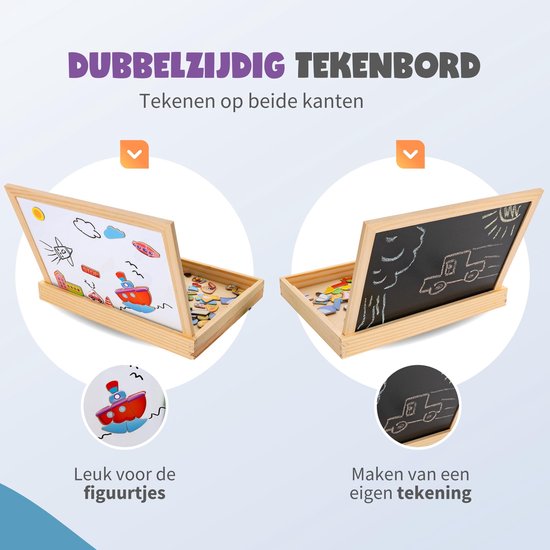 MontiPlay® Magnetic Toy Vehicles - Livre magnétique - Chalkboard Children - Magnetibook - Magnetic Toy - Drawing Board - Montessori - Sensory - Busy Board - Toy on the go - Toy for the car - Toy for travelling