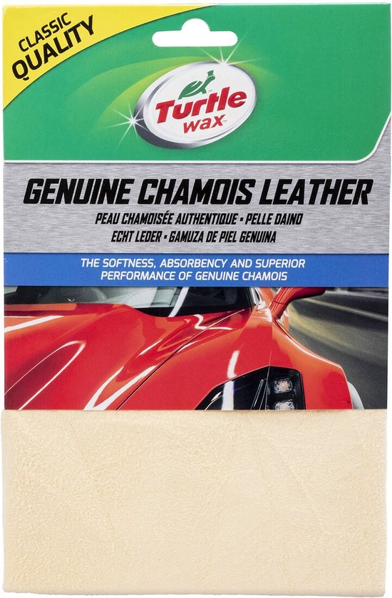 Turtle Wax CL412td Peau de chamois naturelle - Peau de chamois véritable - Peau de chamois - Cuir véritable