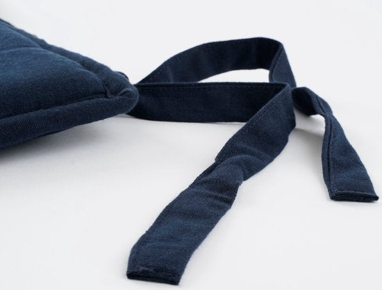 Collection In The Mood Coussin Bistro Tivoli - L40 x B40 cm - Bleu foncé