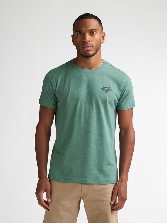 Petrol Industries - T-shirt pour homme avec logo Cosmos - Vert - Taille XXXL
