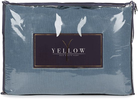 Couvre-lit Yellow ICA - Pacific Blue - 180 x 260 cm