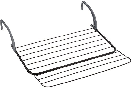 5Five Petit étendoir à linge pliable - 7 mètres de corde à linge - À suspendre - 60 x 55 cm - radiateur/porte