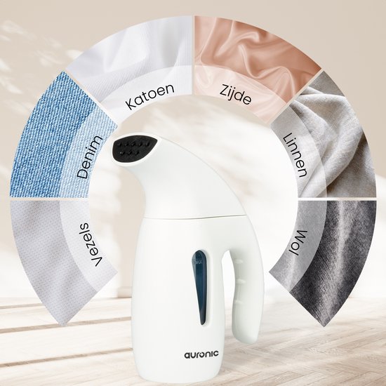 Auronic Défroisseur à linge - Défroisseur - Défroisseur à main pour vêtements et meubles - 180ml - Défroisseur - Blanc