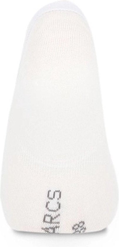 Marcmarcs - 2 paires de chaussettes de baskets invisibles - bande antidérapante au talon - taille 38 - Bleu