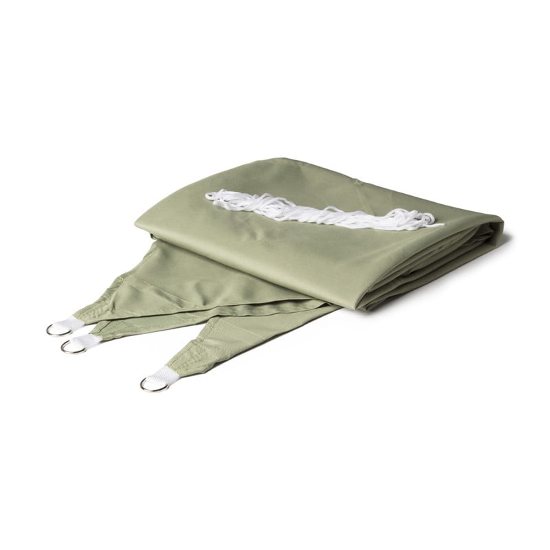 Toile d'ombrage triangulaire 360 x 360 x 360 - verte