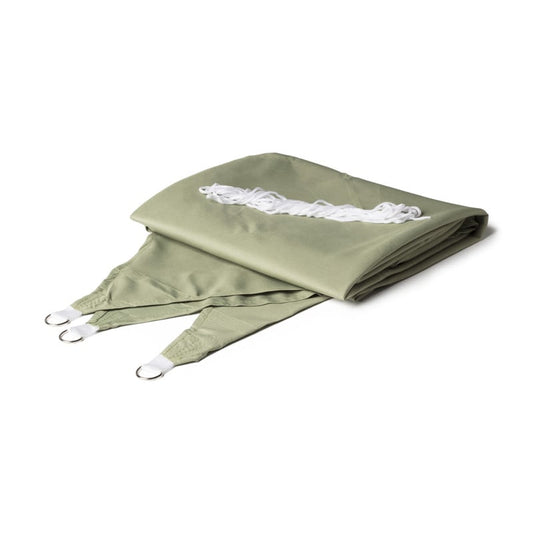 Toile d'ombrage triangulaire 360 x 360 x 360 - verte