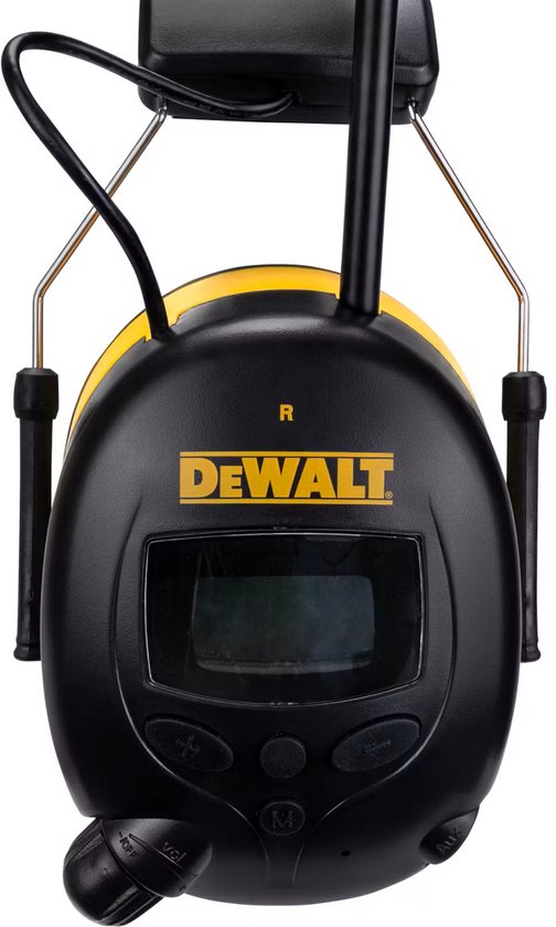 DeWalt DPG658-EU - Casque antibruit - FM - DAB+ - AUX - Batterie - Écran électronique