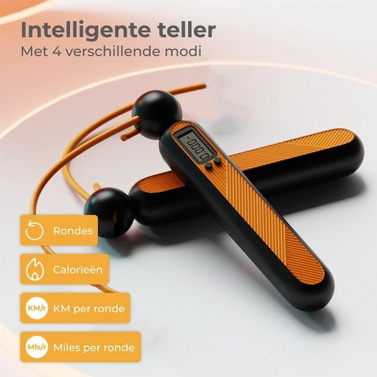 Nuvance - Corde à sauter sportive professionnelle avec compteur numérique - pour adultes et enfants - réglable - Corde à sauter - Speedrope