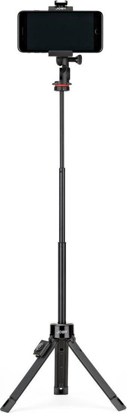 JOBY GripTight PRO TelePod – Trépied pour smartphones et GoPro – Hauteur de travail : 20,8 - 63,5 cm – Noir