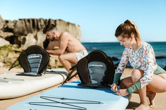 VirtuFit Supboard Ocean 275 - Sand Beige - Stand Up Paddle Board - Supboard Inflatable - Pour débutants et confirmés - Pagaie réglable - Max. 180 kg