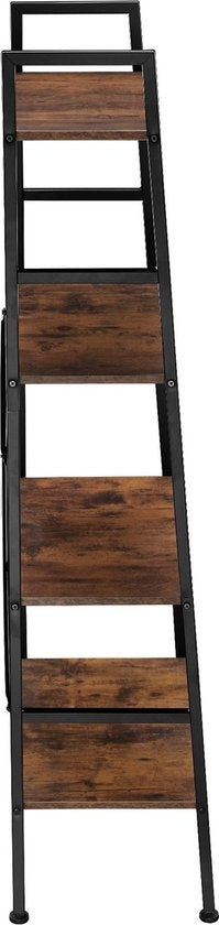 tectake - Armoire murale Liverpool - industriel brun foncé - 61,5 x 36,5 x 150 cm - 404148
