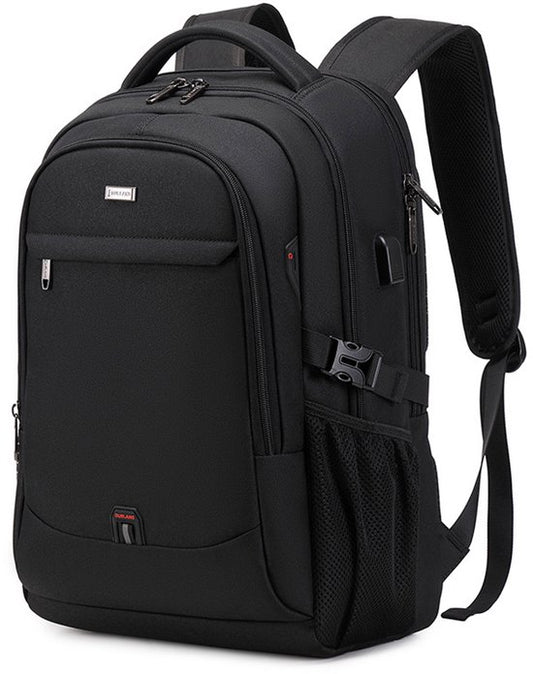 Sac à dos pour ordinateur portable spacieux pour le travail, l'école et les voyages avec port de charge USB