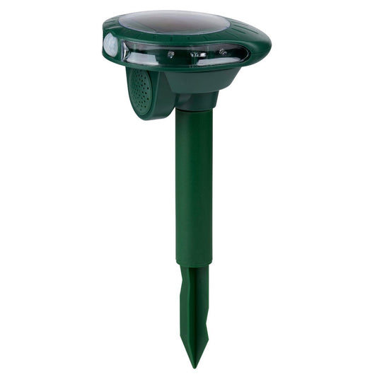 Grundig Solar Animal Repellent - Contrôleur de nuisibles à ultrasons alimenté par l'énergie solaire | Waterproof & Environmentally Friendly