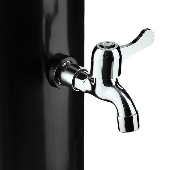 tectake - Douche d'extérieur Orinoco 38 l noir - 404471