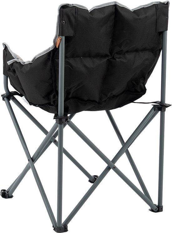 Bo-Camp - Urban Outdoor - Chaise pliante - Montpellier - Gris