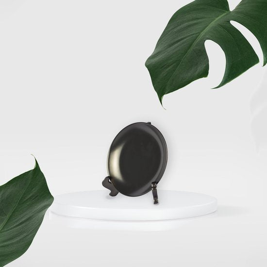 Luft Présentoir à assiettes en bois - Assiettes jusqu'à 27 cm de haut - Design élégant - Présentoir à assiettes - Porte-assiettes - Pour assiettes décoratives - Présentoir à livres - Porte-assiettes - Porte-assiettes