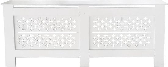 Elegant Radiator Enclosure - Boîtier de chauffage - Boîtier de radiateur blanc - 172 cm x 82 cm
