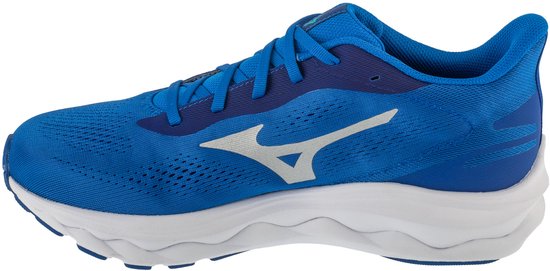 Mizuno Wave Serene 2 Running Shoes Men - Estate Blue/Silver/LightYellow - Size 44.5