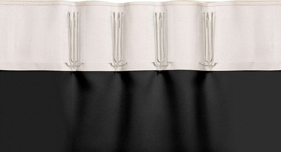 Larson Rideau occultant - tissé - crochets - 150 x 250 cm
