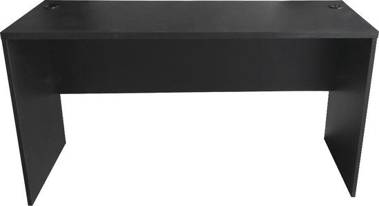 Bureau - Meuble informatique - 140 cm de large et 50 cm de profondeur - Noir