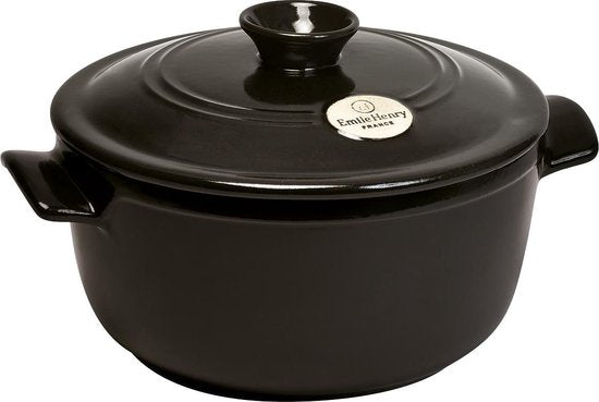 Emile Henry Poêle de cuisson ronde - Ø220mm - Vert foncé