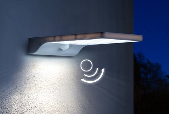 Applique Hortensus Extérieur - Solaire - Détecteur de mouvement - Blanc
