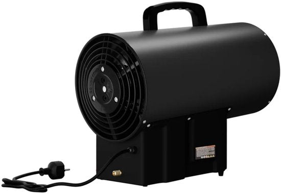 Juskys Ventilateur de cuisinière à gaz - 10kW - 19x36cm - Noir