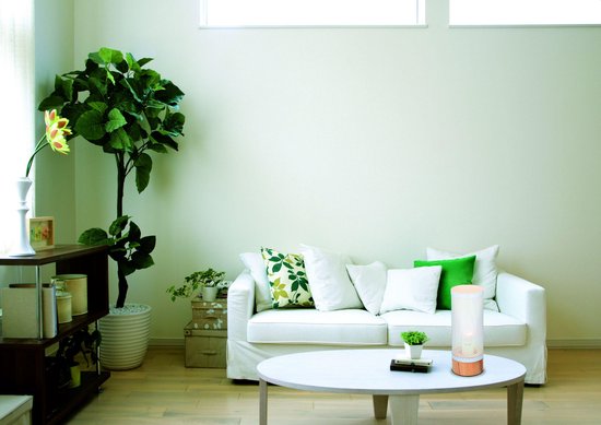 Lampe de table Grundig - ronde, lumière diffuse, blanc et bois - Eclairage élégant pour tout type d'intérieur