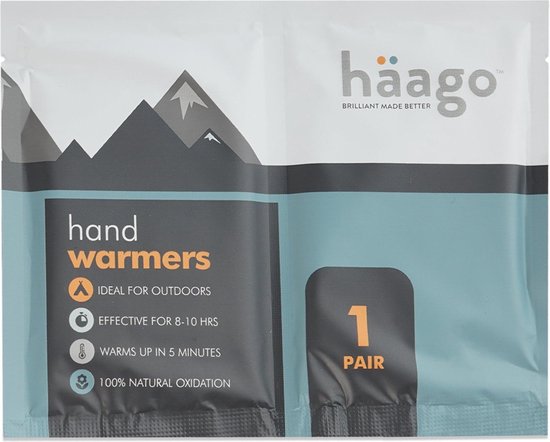 Häago Chauffe-pieds - auto-chauffant - 20 paires - jusqu'à 10 heures - universel - blanc
