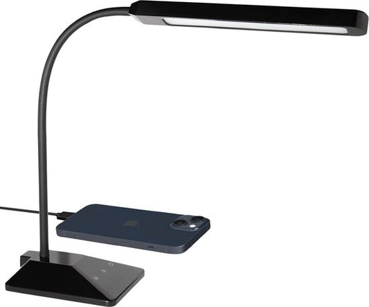 Lampe de bureau Auronic - Réglable - LED - Noir - 66 x 14,5 x 11 cm