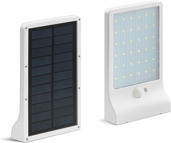 Applique Hortensus Extérieur - Solaire - Détecteur de mouvement - Blanc