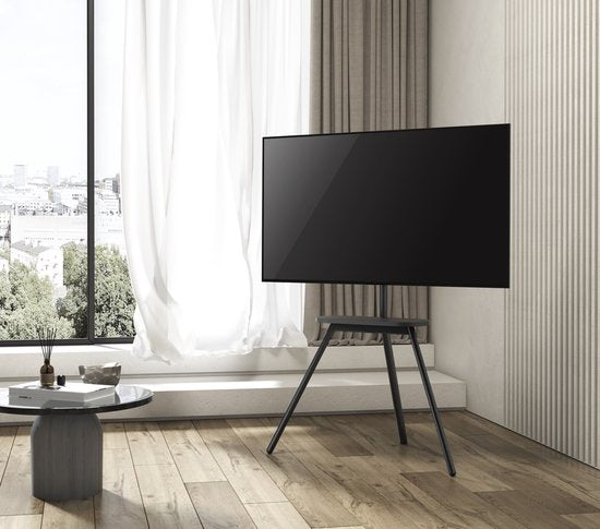 Support de sol pour téléviseur, chevalet de studio, design