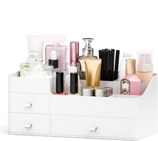 Organess Trousse de maquillage - Trousse de soins - Trousse de maquillage - Blanc